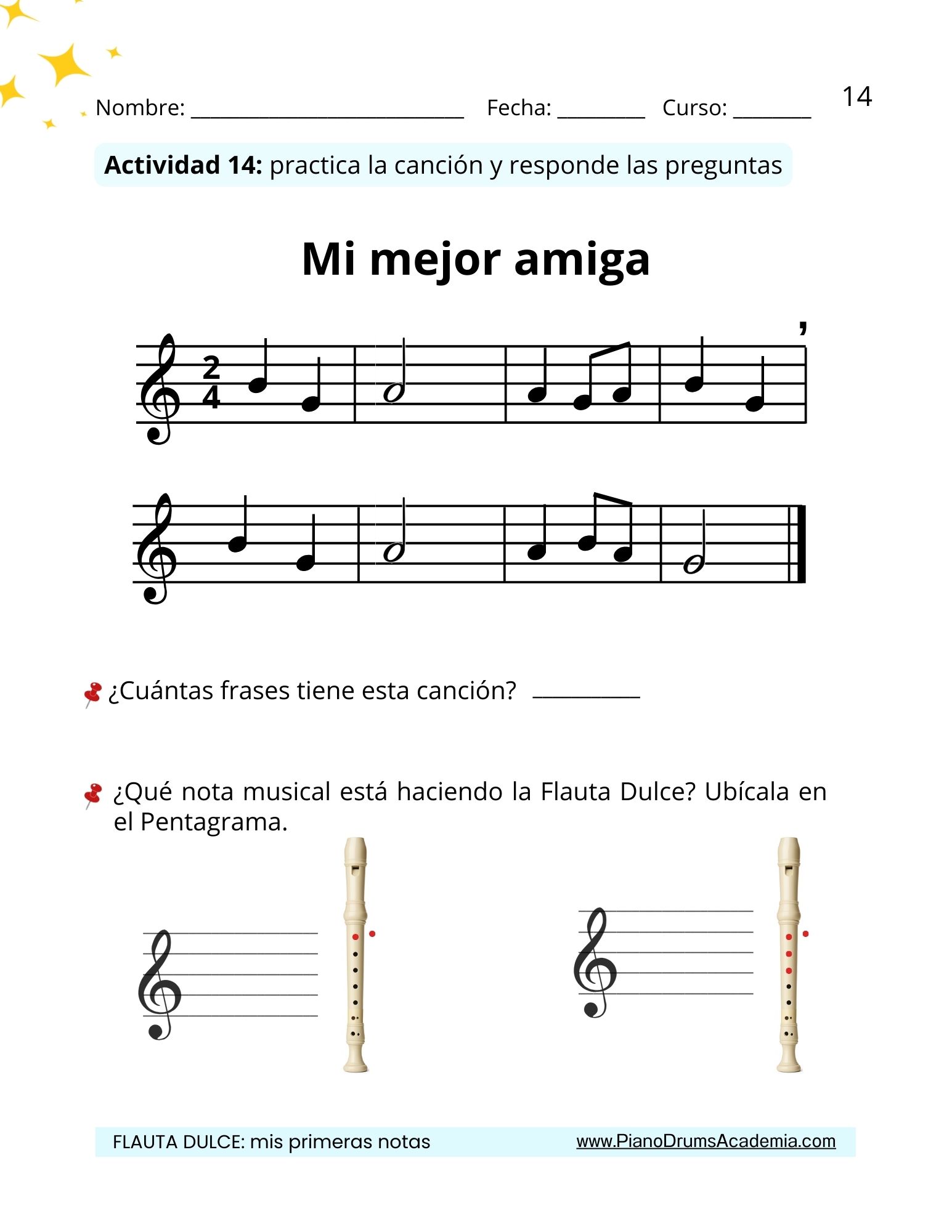 Mis primeras notas en la flauta dulce - Image 4