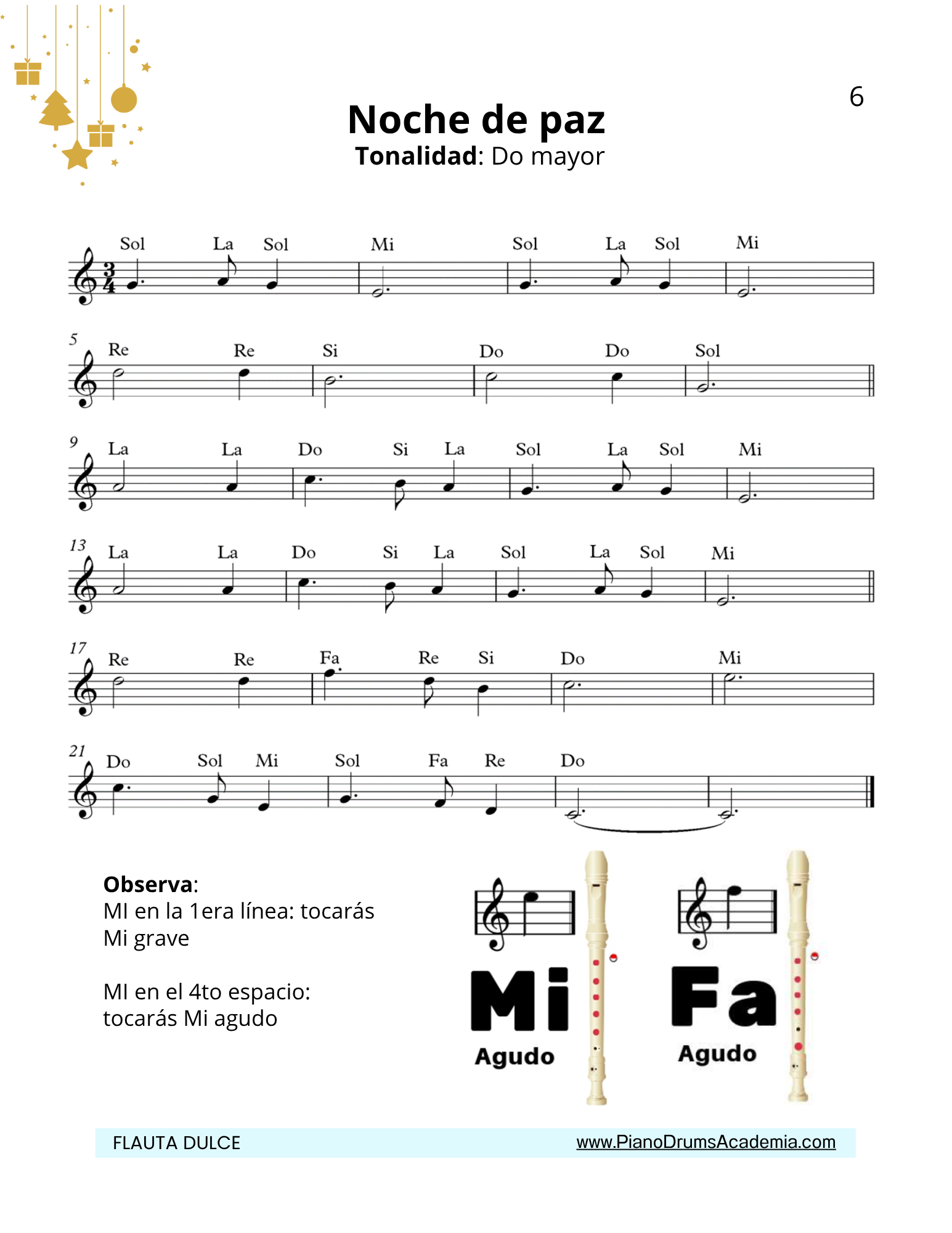 Flauta Dulce Canciones de Navidad 1 - Image 3