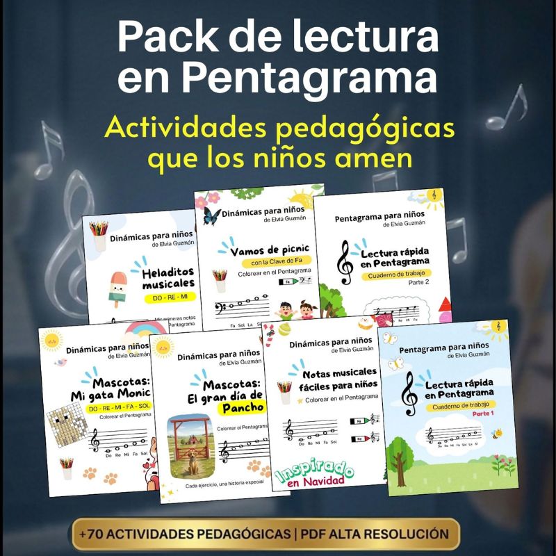 Pack Lectura en Pentagrama